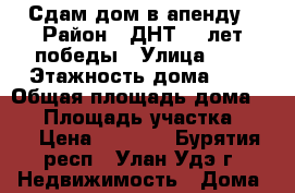 Сдам дом в апенду › Район ­ ДНТ 20 лет победы › Улица ­ 1 › Этажность дома ­ 1 › Общая площадь дома ­ 25 › Площадь участка ­ 11 › Цена ­ 4 000 - Бурятия респ., Улан-Удэ г. Недвижимость » Дома, коттеджи, дачи аренда   